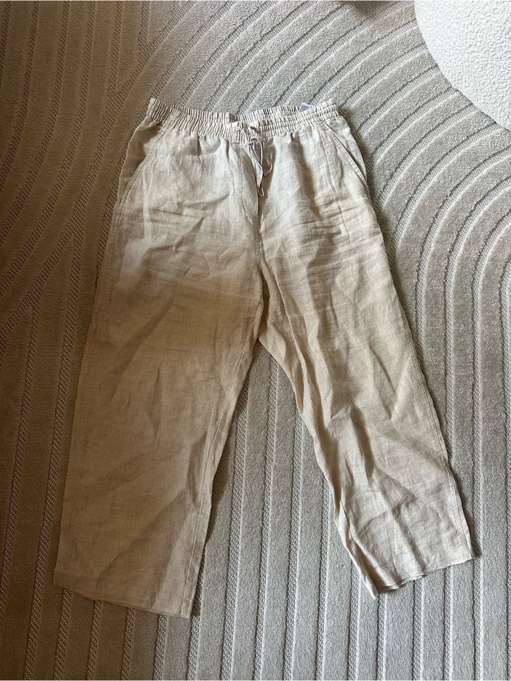 Banana Republic Beige Linen Pants